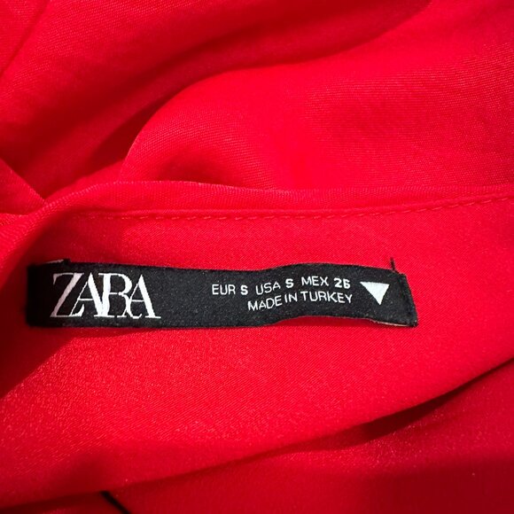 Bright Red Mini Dress Cherry Girl Party - Picture 5 of 5